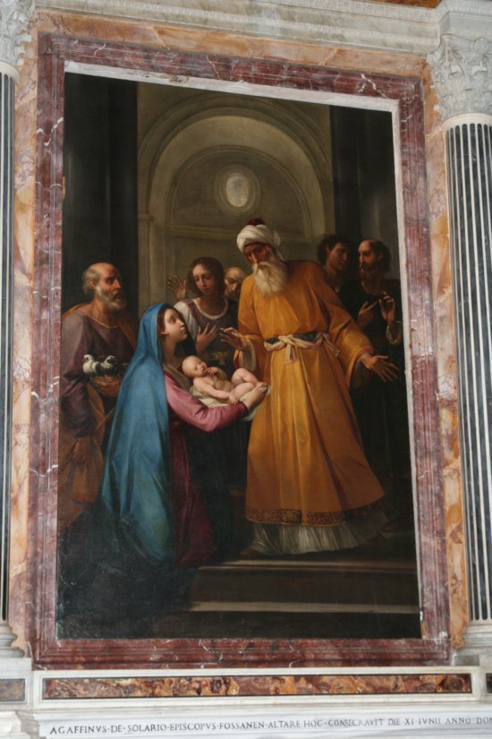 Le opere d'arte della chiesa nuova, per presentare i misteri di ... Quadro sacra famiglia argento 5 teli