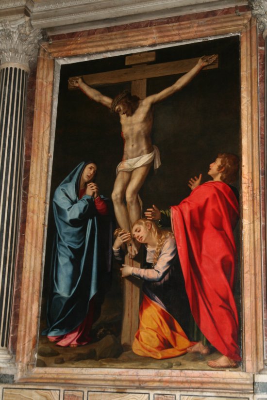 Le opere d'arte della chiesa nuova, per presentare i misteri di ... Quadro sacra famiglia argento 5 teli