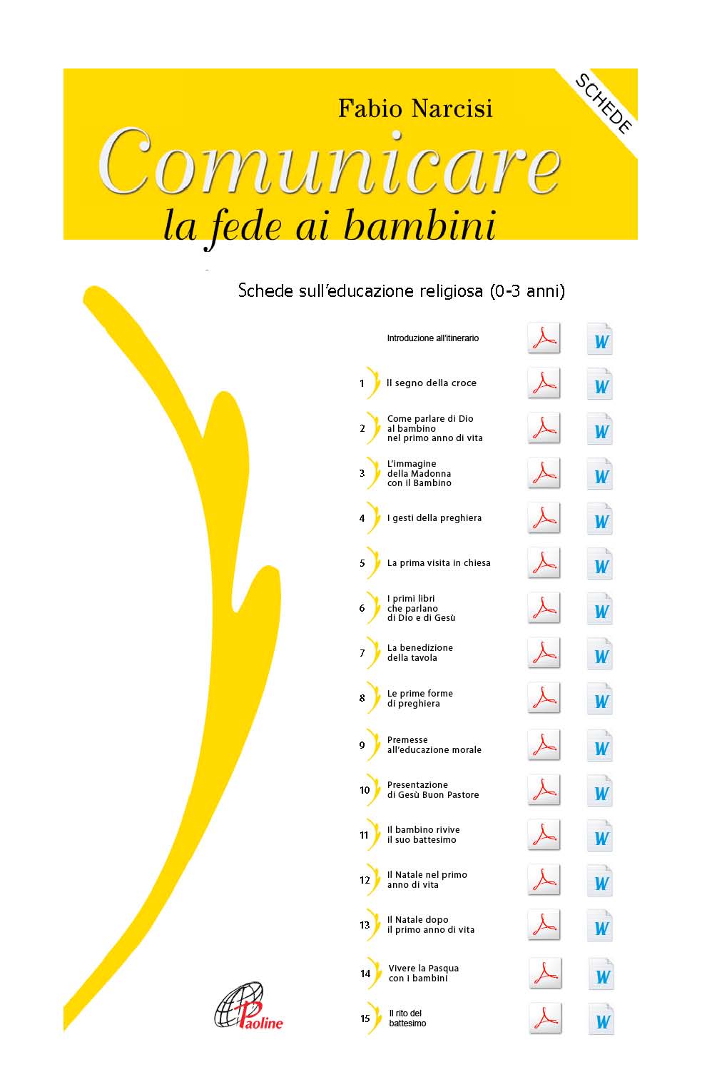 L Educazione Alla Fede Dei Bambini Dai 0 Ai 3 Anni Schede Per I Genitori La Proposta Della Parrocchia Della Trasfigurazione In Roma Diario