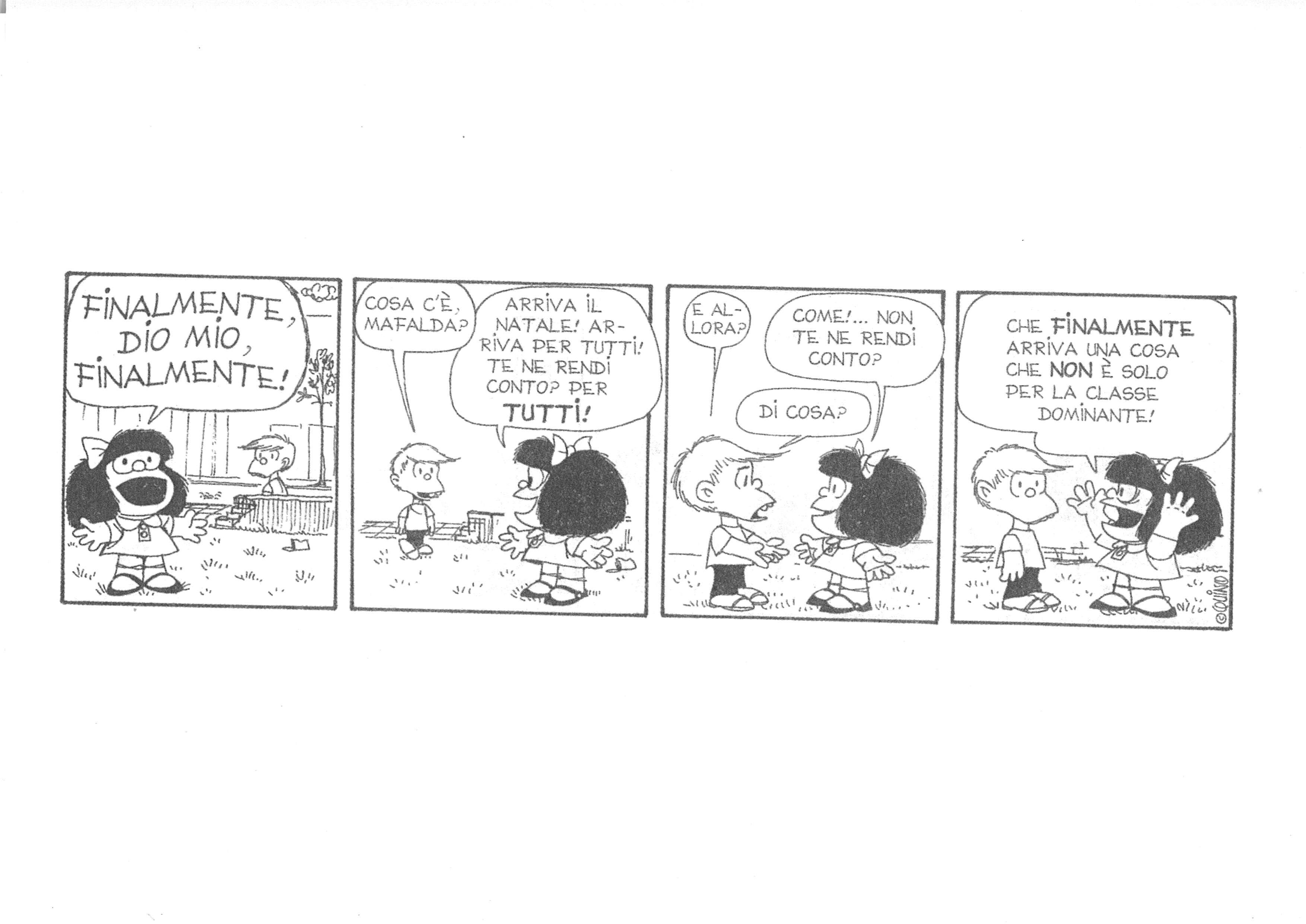 Immagini Natale Mafalda.Mafalda Natale