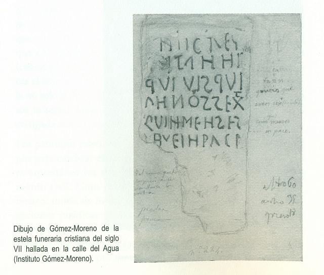 albaicin elvira cristiana iscrizione sepolcrale