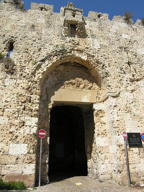 Porta di Sion o di Davide, presso il quartiere armeno