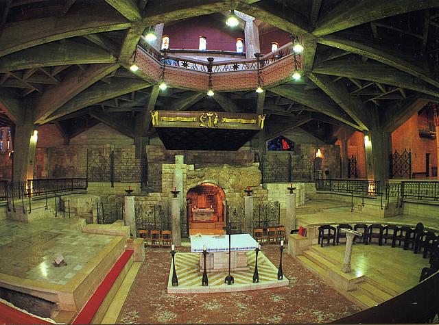 Nazareth: la chiesa inferiore della Basilica dell'Annunciazione