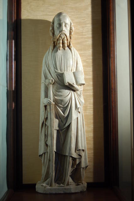 Statua di San Paolo nel Museo di Santa Croce in Gerusalemme a Roma