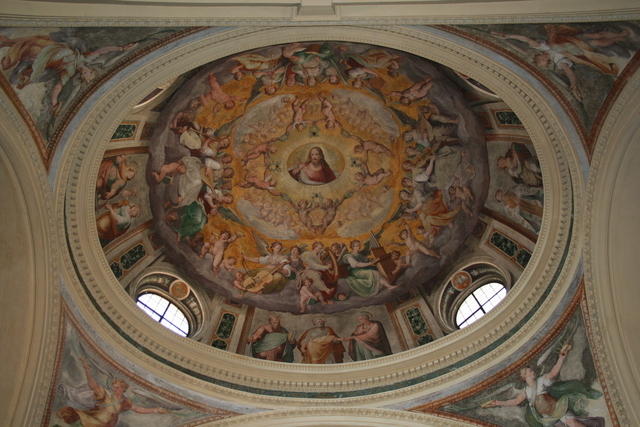 Santa Pudenziana, cupola con affreschi del Pomarancio (1588)