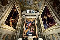 Cappella Paolina e Cappella Cerasi: Andrea Lonardo scopre che san Pietro crocifisso si volge a guardare l'eucarestia. Michelangelo e Caravaggio a confronto
