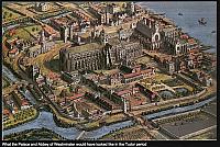 Westminster Abbey o St Peter's Abbey al tempo di Enrico VIII (era un'abbazia benedettina, fondata a partire dal 604, divenuta poi Abbazia reale per le incoronazioni e le sepolture. Enrico VIII ne cacciò tutti i monaci, ma la conservò)