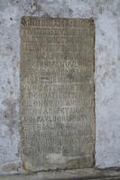 Iscrizione nel portico del Pantheon