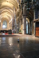 Canterbury, Cattedrale, il luogo presunto della tomba di Thomas Becket, poi devastata da Enrico VIII