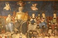 Siena - gli affreschi del Palazzo Pubblico (Sala del Consiglio e Sala dei Nove). Foto di Paolo Cerino