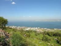 Panorama sul lago di Tiberiade