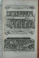 In basso: Sarcofago "di Giona"