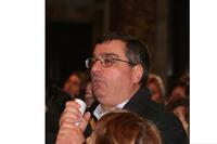 Marco Valenti presenta la basilica di San Marco urante la lezione ai catechisti di Roma