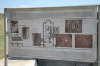 Antiochia di Pisidia, oggi Yalvaç: pannello esplicativo della basilica di San Paolo