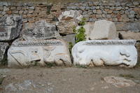 Antiochia di Pisidia, oggi Yalvaç: resti archeologici a fianco della porta della città