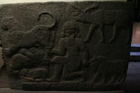 Ankara, Museo delle civiltà anatoliche: raffigurazione di Gilgamesh