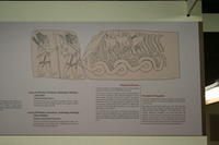 Ankara, Museo delle civiltà anatoliche: pannello sul mito di Illuyanka