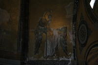 İstanbul, Santa Sofia: arcangelo, al fianco del Cristo Sophia e della Vergine