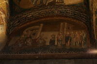 S.Salvatore in Chora, endonartece, Maria riceve nel Tempio il filo rosso da filare