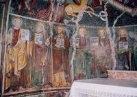 Teoria degli Apostoli, dipinta da Giovanni De Campo nel 1461 per l’Oratorio cimiteriale dei SS. Nazzaro e Celso di Sologno (NO).