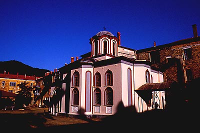 La cappella di S.Giovanni Battista del monastero di Ivìron