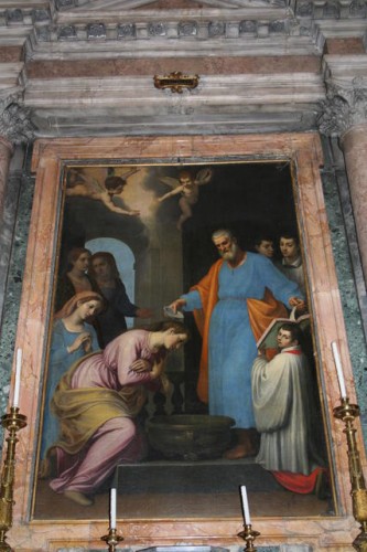 Battesimo di Santa Prisca