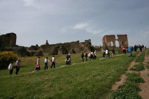 Verso la Villa dei Quintili