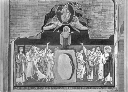 Ascenzione di Cristo, o Assuzione di Maria (acquerello di Ewing - 1863)