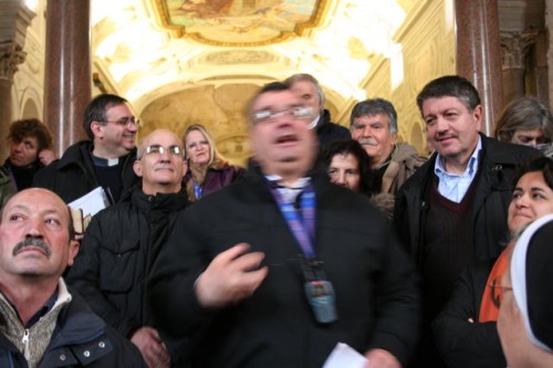 Incontro sulla storia della chiesa di Roma in S.Pietro in Vincoli del 12/1/2008