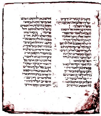 Les plus anciens manuscrits de la Bible dan la collection 