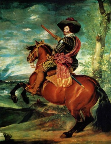 Velazquez, Ritratto del Conte Duca di Olivares a cavallo, 1634, Madrid, Museo del Prado
