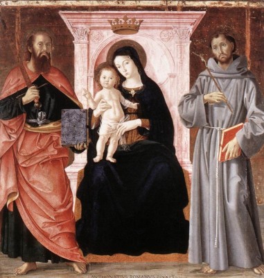  Madonna in trono con Bambino