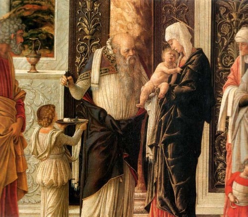 Andrea Mantegna, Trittico dell'Ascensione, Circoncisione, 1462-1464