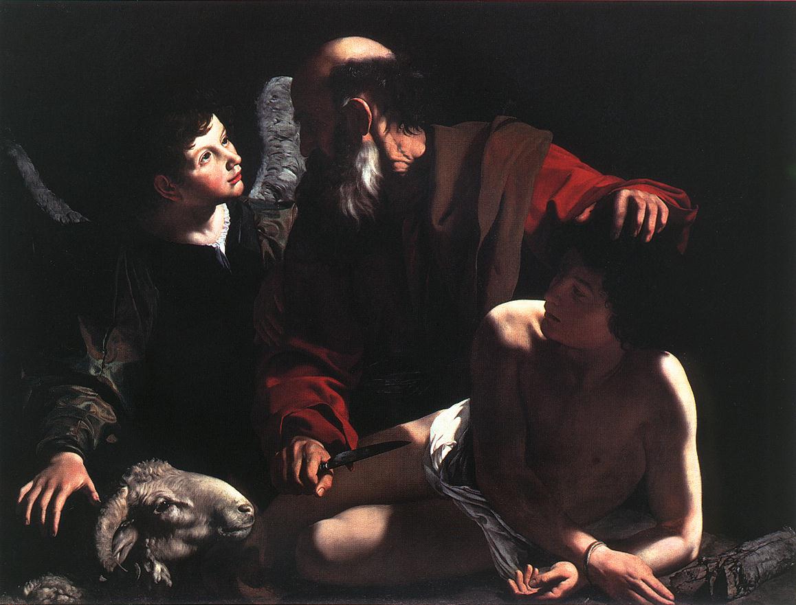 Caravaggio Il sacrificio di Isacco