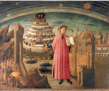 Domenico di Michelino, Dante, Firenze ed i tre regni della Divina Commedia (Basilica di Santa Maria del Fiore, Firenze)