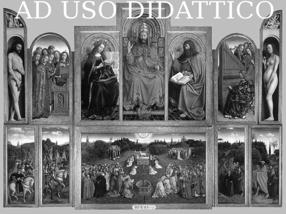 La papa di Gand di Jan e Hubert Van Eyck La papa di Gand di Jan e Hubert Van Eyck