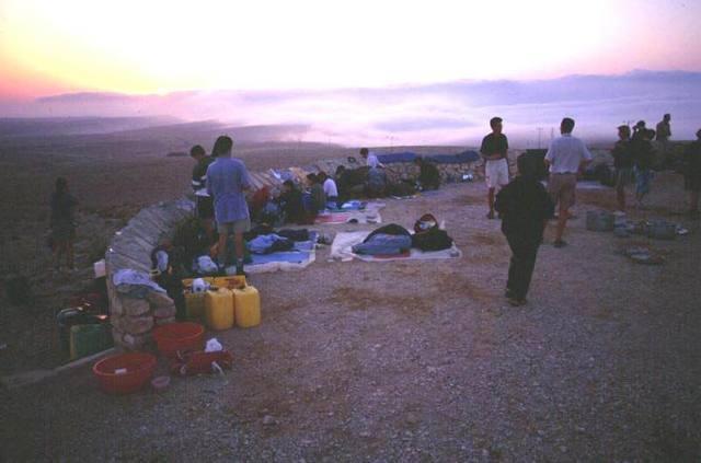 Accampamento nel deserto del Neghev, vicino ad Avdat