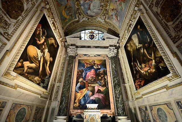 Tutto grandangolo Cappella Cerasi brunelli