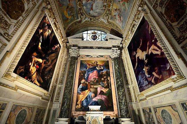 cerasi con Caravaggio prima versione elaborazione brunelli