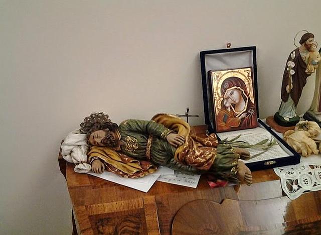 San Giuseppe dormiente Casa Santa Marta