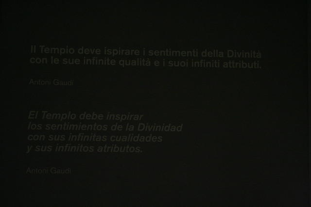 Antoni Gaudí: Il Tempio deve ispirare i sentimenti della Divinità con le sue infinite qualità e i suoi infiniti attributi.