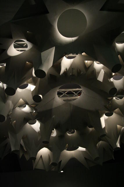 Modellino della volta della Sagrada Família di Antoni Gaudí