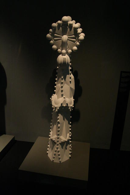 Modellino di un pinnacolo della Sagrada Família di Antoni Gaudí