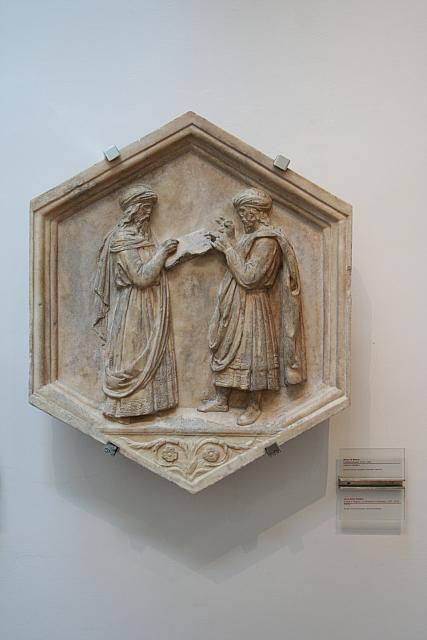 Luca della Robbia: Euclide e Pitagora o la Geometria