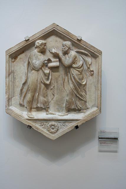 Luca della Robbia: la Filosofia (Platone ed Aristotele)