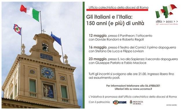 ***Volantino di invito per le Tre sere Gli italiani e l'Italia rgb