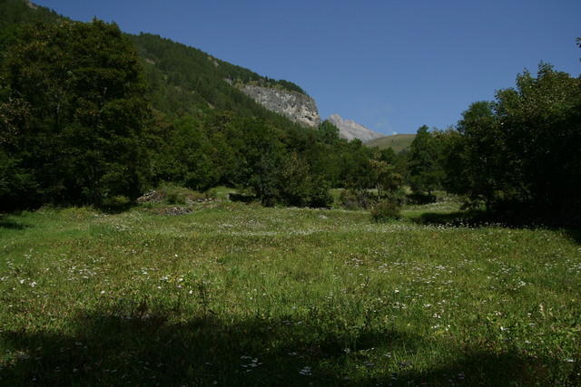 Ollomont: i prati vicino al luogo del "campo" 1978; foto dell'estate 2011