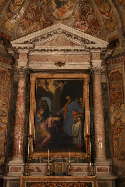 Santa Prisca all'Aventino, Battesimo di Santa Prisca, del Passignano
