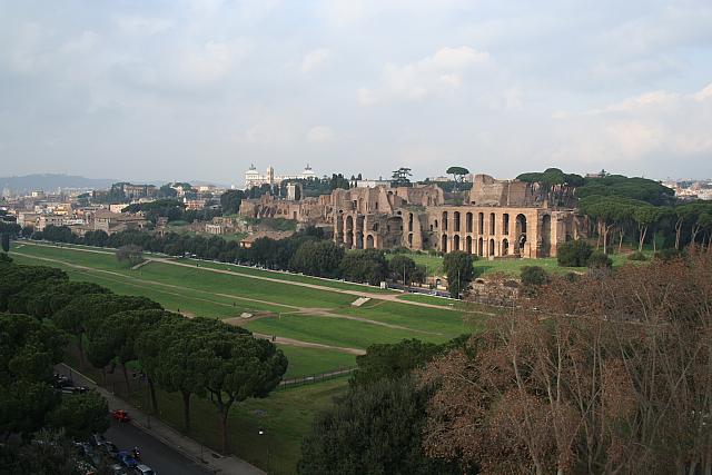 Il Circo Massimo dai terrazzi della FAO