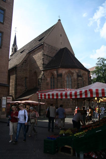 Norimberga/Nürnberg, Klarachirche/St. Klara Kloster: il convento delle clarisse nel quale visse Caritas Pirckheimer, la suora che protestò contro Melantone e la Riforma protestante
